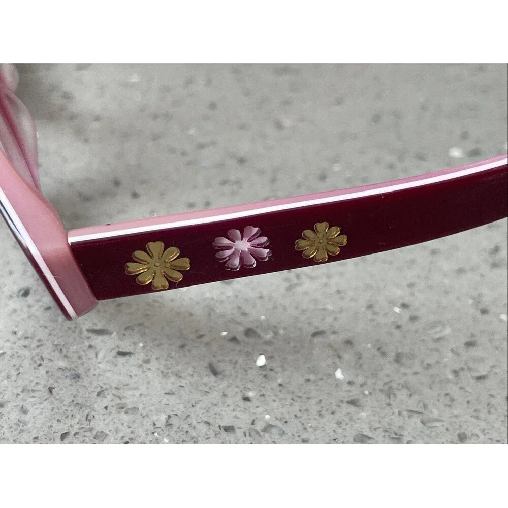 OCCHI 2007 Pink Eyeglasses Frames ONLY 45-14-130 Oval purple kids